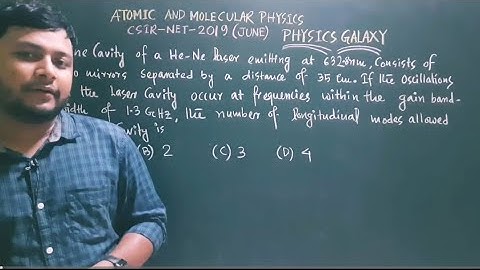 Atomic & Molecular Physics Solution|CSIR NET-2019(June)|Concept & Solutions|PHYSICS GALAXY|