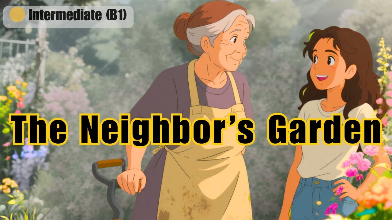 Intermediate English Story | "The Neighbor’s Garden" | Learn English by Story