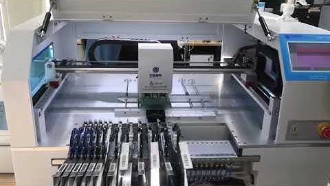 SMT Pick and Place Machine CHM-T530P4 Actual Mounting