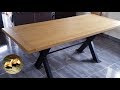 Fabrication Table  bois industrielle DIY