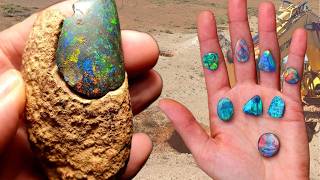 How Lightning Ridge Mines the World's Rarest Black Opals
