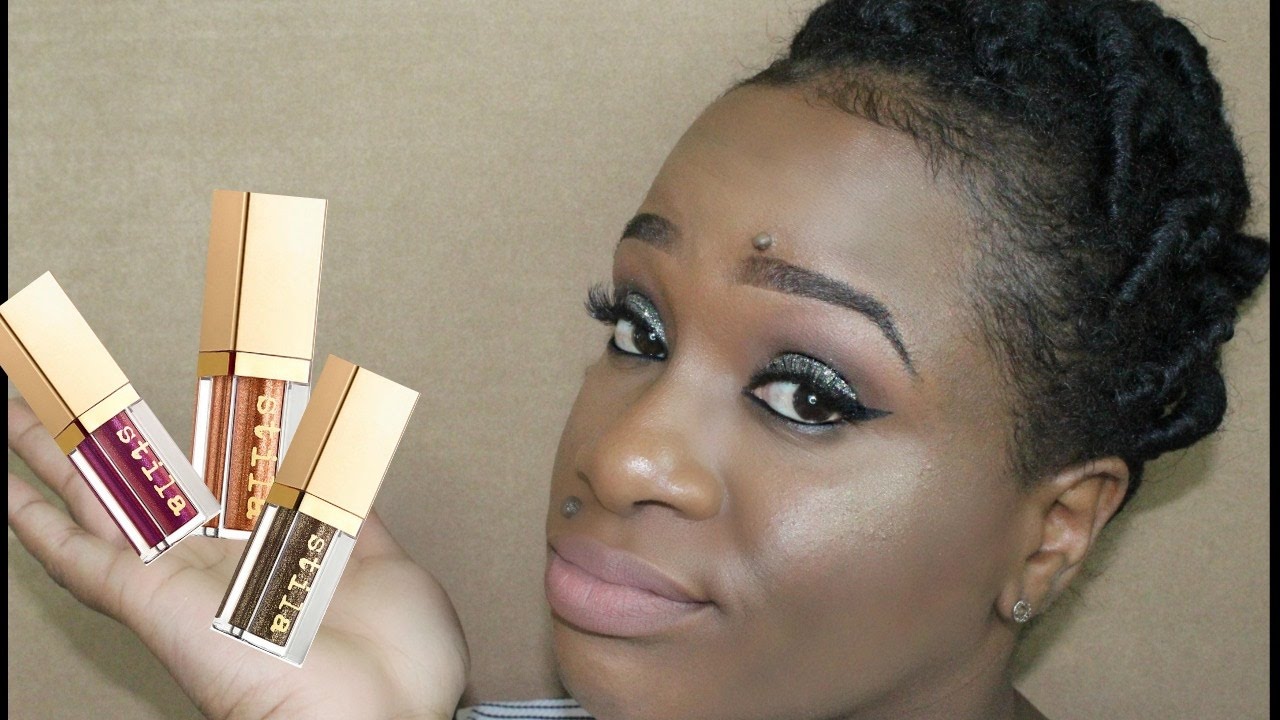 IS IT WORTH THE HYPE?? |Stila Magnificent Metals Glitter & Glow Liquid Eye Shadow Review & Demo