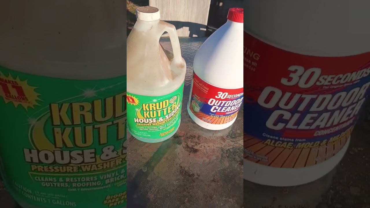 Krud Kutter vs. 30 Seconds Cleaner. 