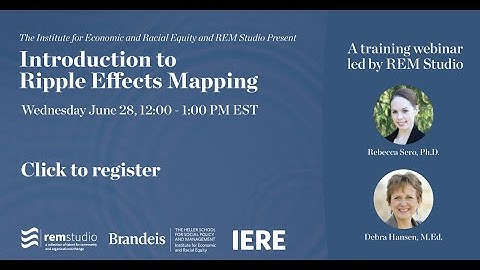 Introduction to Ripple Effects Mapping Webinar