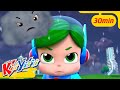 Rain Rain Go Away Part 2! | Kids Learning | ABCs and 123s | KiiYii | Nursery Rhymes & Kids Songs