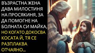 видео: Възрастна жена дава милостиня на просякиня, за да помогне на болната си майка, но докосвайки... картинка: Възрастна жена дава милостиня на просякиня, за да помогне на болната си майка, но докосвайки...