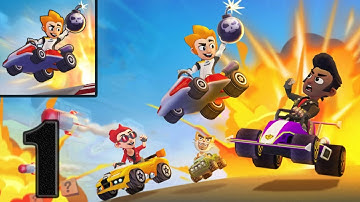 Boom Karts - Multiplayer Kart Racing - Gameplay Walkthrough # 1 - Tutorial (iOS , Android)
