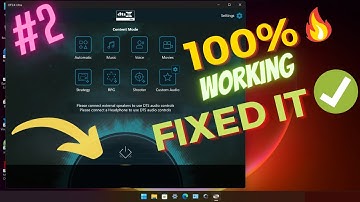 DTS: X Ultra Not Working Error Please Connect External Speakers | FIXED ! | 100% WORKING METHOD