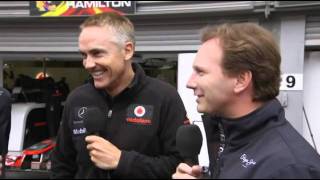 Details Interview with Christian Horner and Martin Whitmarsh before qualifying for Belgian GP 2011 Update