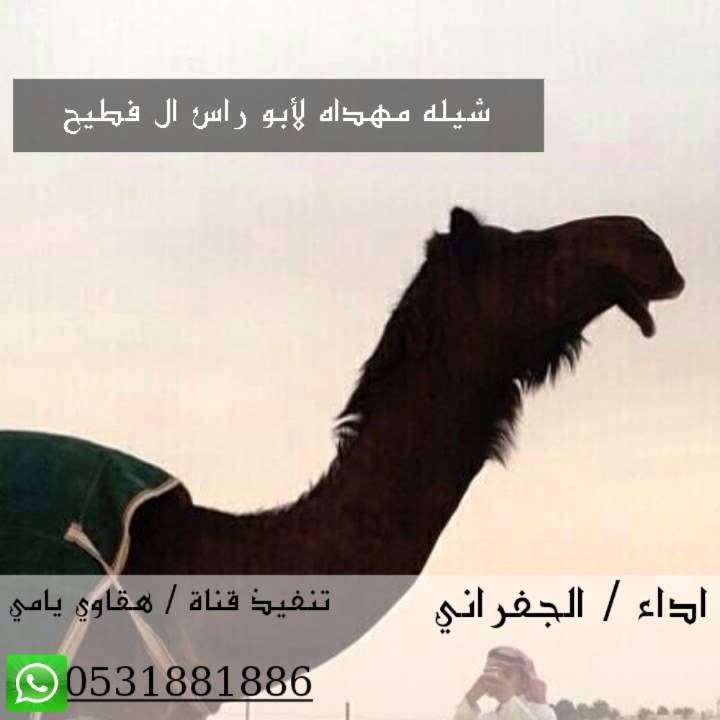 شيلة حماسيه
:والله ان الحاكمه تزهى جدادي