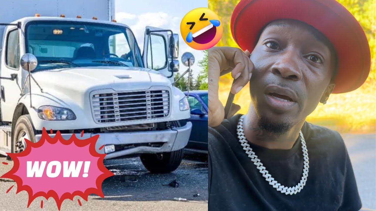 Dude Gets Struck By 18 Wheeler Truck - YouTube