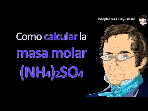 Video: ¿Cuál es la fórmula en gramos de nh4 2so4?