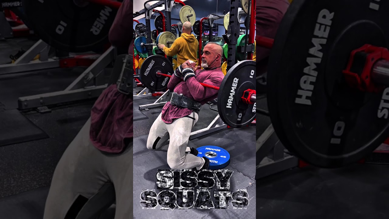SISSY SQUATS FOR TARGETING FRONT QUADS #QUADS #LEGS #workout #motivation #workouttips