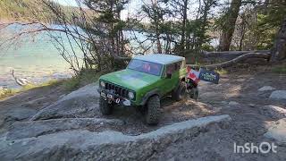 Looking for Bigfoot Rc Off-road Adventure Ep.11 McConnell Lake B.C. Redcat Gen8 V2 Scout #rc4x4