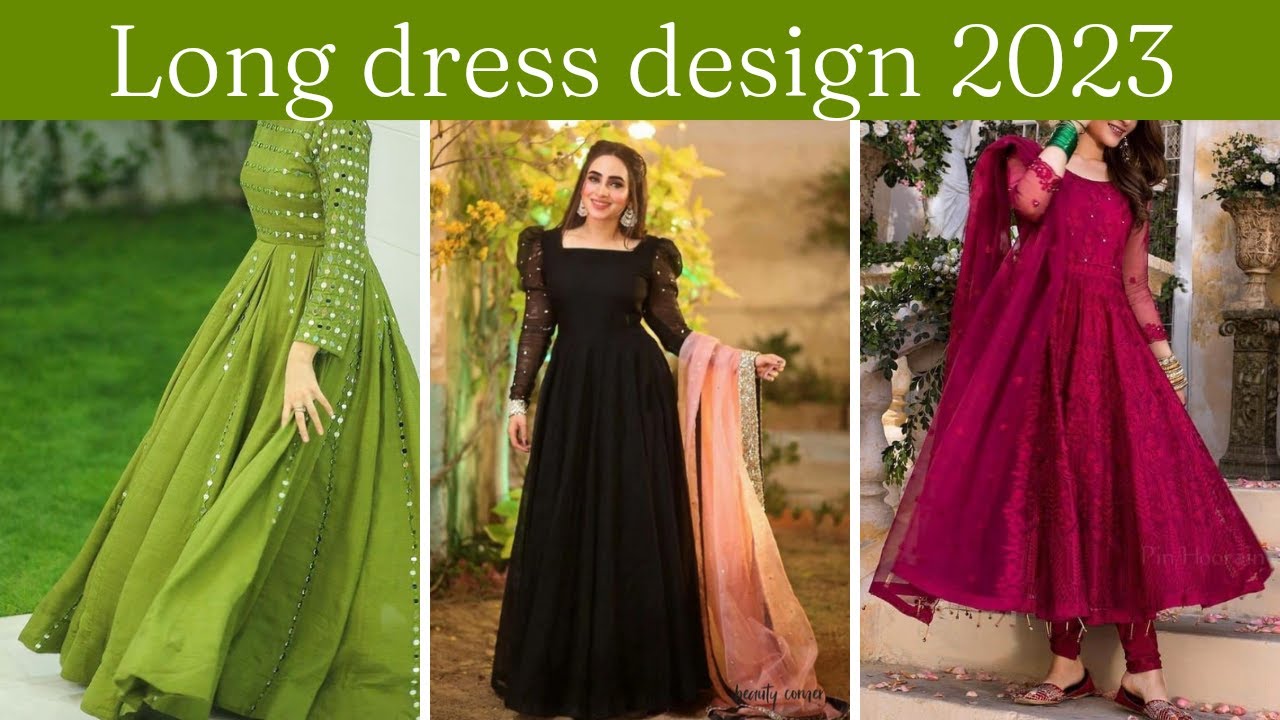 Latest Party Wear Long Frock Designs 2023 Images  Roy Collections