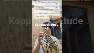 Etude No.1 - Kopprasch 60 Studies For Horn Resimi