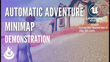 Unreal Engine | AutomaticAdventureMinimap Demonstration (UE5)