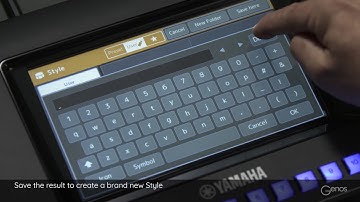 Style Assembly - combine parts from any Style to create your own new Style. Yamaha Genos