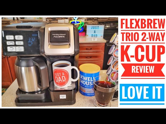 Hamilton Beach Flexbrew 2-Way Single Serve Coffee Maker, 12 Cup, K
