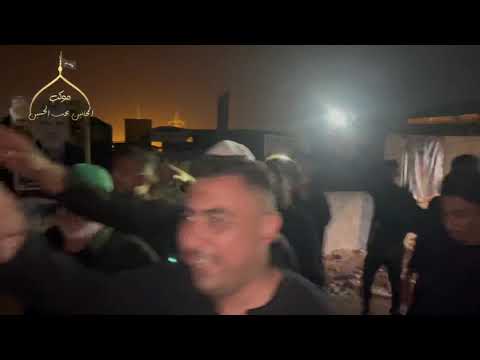 زياره قبر المرحوم خادم الامام الحسين حسون كرماشه كفيل الموكب المجانين بحب الحسين النجف الاشرف