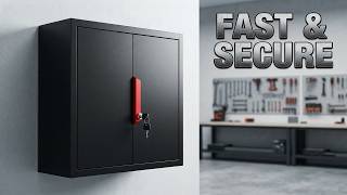 Kelueo Garage Cabinet Full Review | Locking Doors, Magnetic Closes & Fast Setup