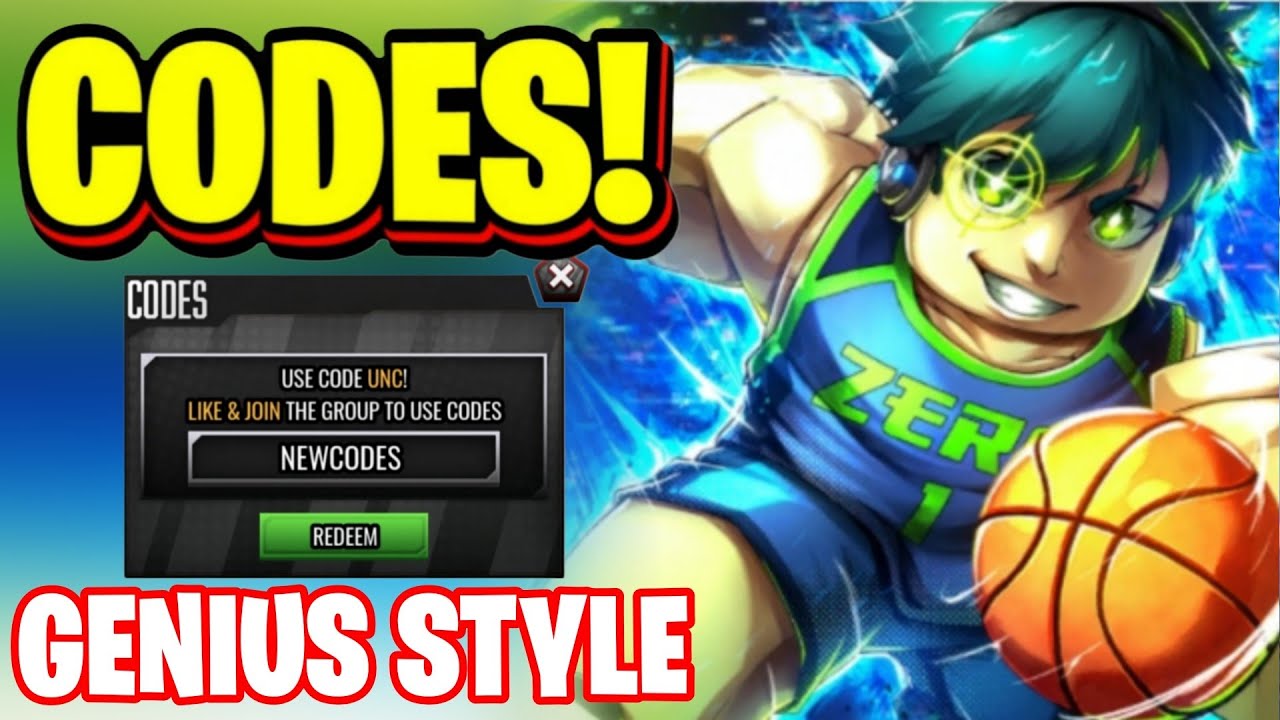 *NEW* ALL GENIUS STYLE UPDATE CODES FOR BASKETBALL ZERO! ROBLOX BASKETBALL ZERO CODES