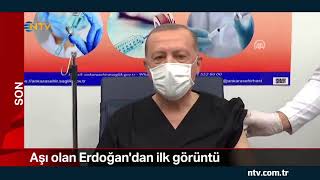 Hurbaşkanı Recep Tayyip Erdoğan Covid-19 Aşısı Oldu Ntv