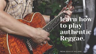 Learn how to play authentic reggae music chords