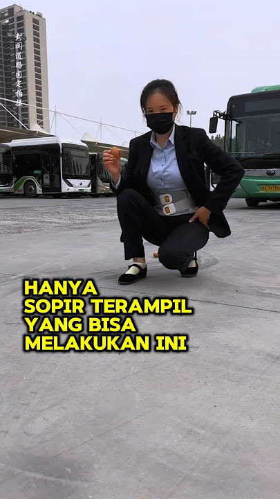 Bus vs 3 Butir Telur #shorts