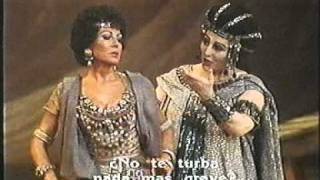 Luciano Pavarotti - AIDA - act 1 - Amneris - quale insolita gioia - Ghena Dimitrova