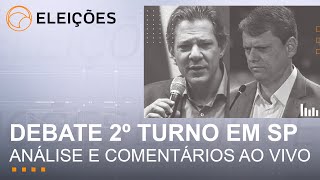 Debate Band em São Paulo: Haddad x Tarcísio | Análise e comentários ao vivo | UOL Eleições