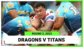 St George Illawarra Dragons v Gold Coast Titans | NRL Round 2 | Full Match Replay