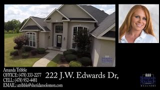 222 J.W.  Edwards Dr, Byron, GA 31008 | Amanda Tribble |Sheridan Solomon