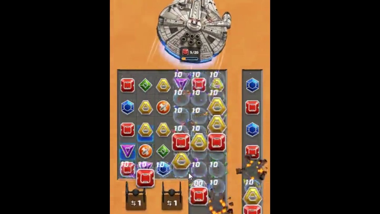 Star Wars: Puzzle Droids Expert Level 55 - NO BOOSTERS 🌟🌟🌟