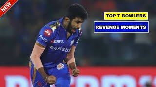 7 Times when bowler gets angry 😡 on batsman and takes his revenge