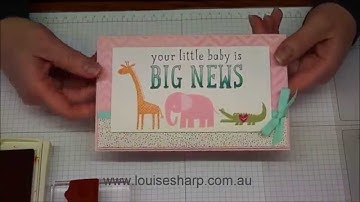 Mirror Technique Using Stampin Up Zoo Babies