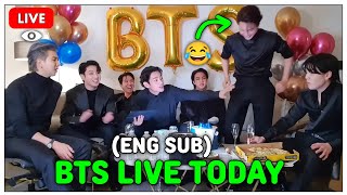 [ENG SUB] BTS OT7 FUNNY LIVE TODAY😂🔴22.4.2026 Jin, Suga, J-Hope, RM, Jimin, V, Jungkook