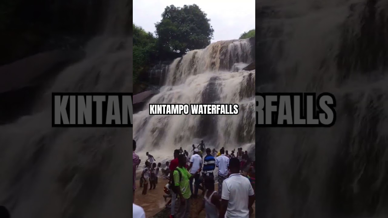 The Kintampo waterfalls in Ghana 