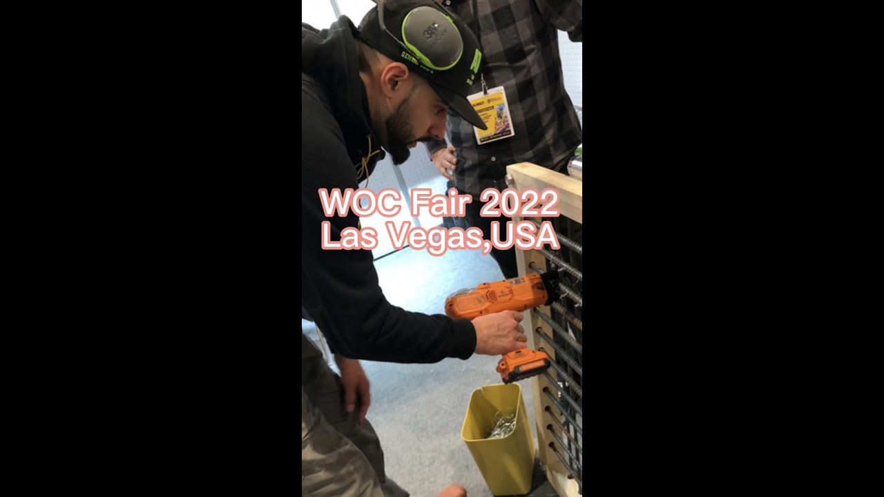 The world Lighest and Smallest Rebar Tier at WOC 2022/rebar tie gun/rebar tying machine/rebar tools