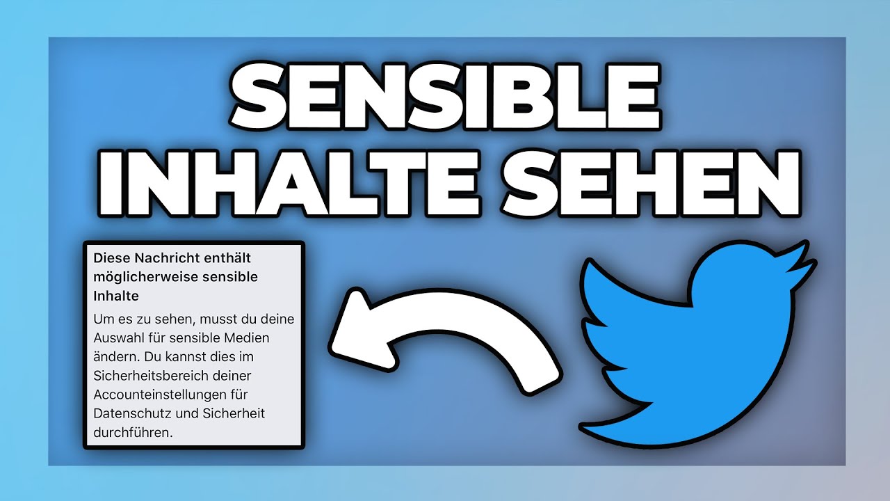 Wie Kann Ich Bei Twitter Sensible Inhalte Sehen Iphone Twitter sensible Inhalte sehen und anzeigen (freischalten) - Tutorial
