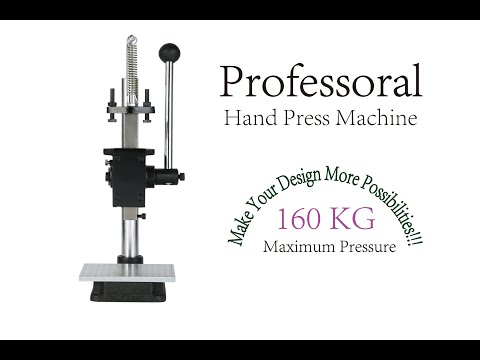 hand press machine leather