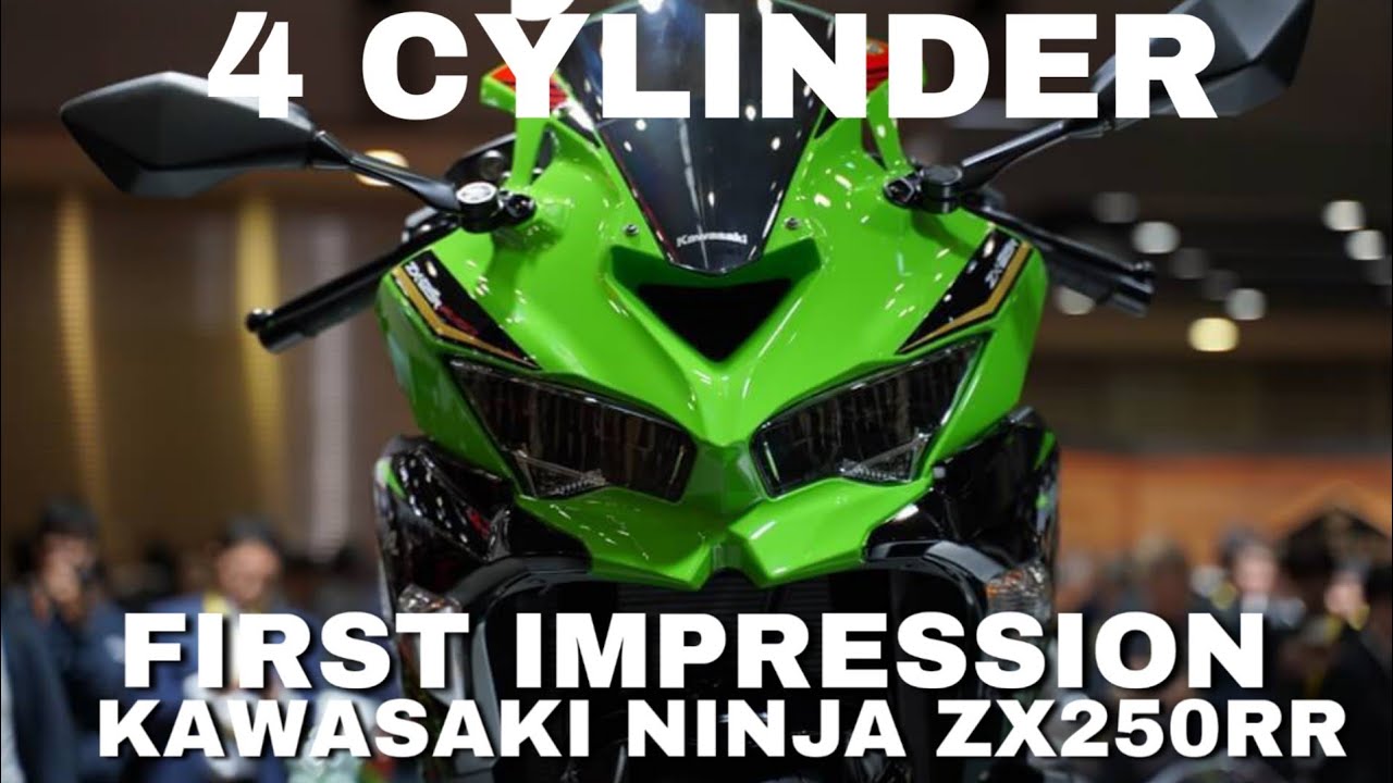 FIRST IMPRESSION..!! Kawasaki ninja ZX25R 4cylinder - YouTube