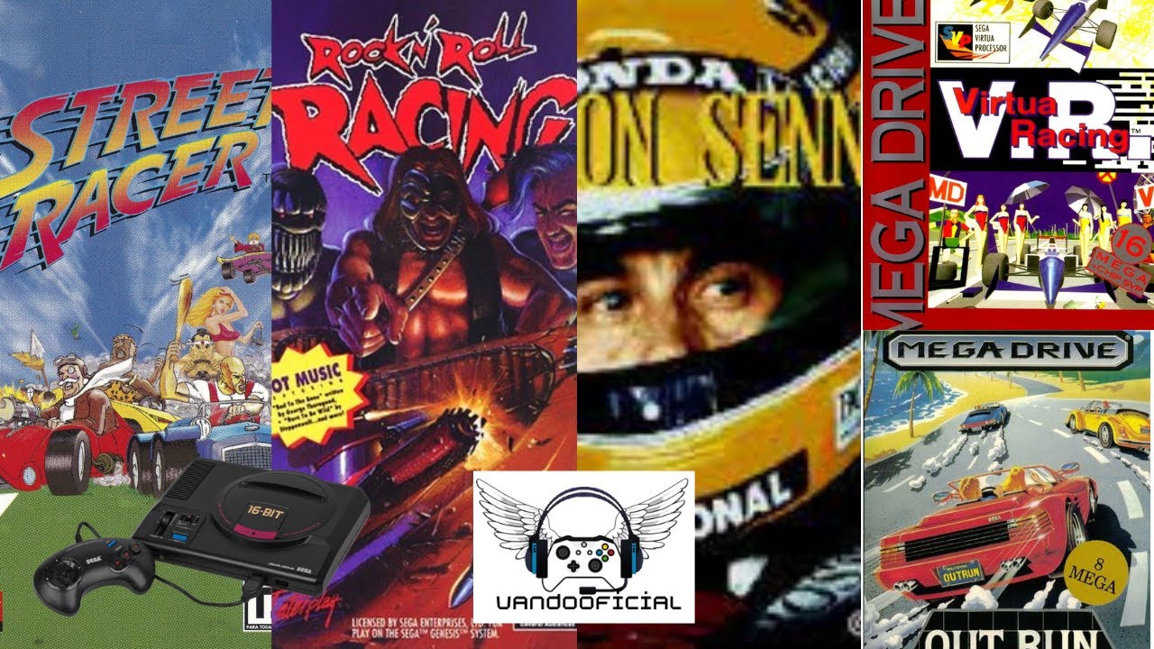 Relembre os melhores jogos de corrida para Mega Drive