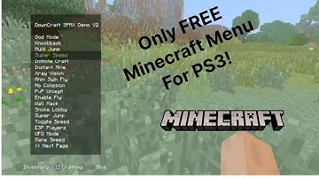 (MINECRAFT/CEX/DEX/HEN) DOWNCRAFT SPRX MOD MENU + Download
