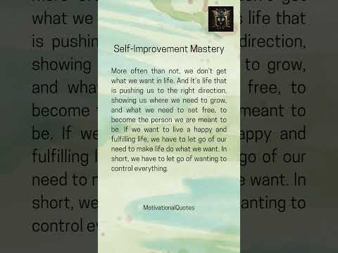 Self-Improvement Mastery #selfimprovement