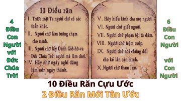 10 điều răn của Đức Chúa Trời | Lời cầu nguyện cho Người mới tin Chúa