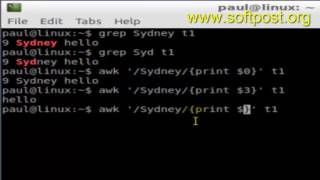 Difference between grep and awk in Solaris