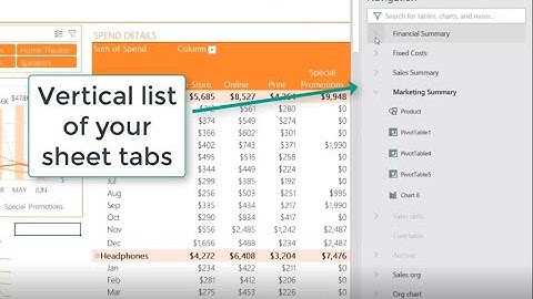 Vertical tabs in Excel