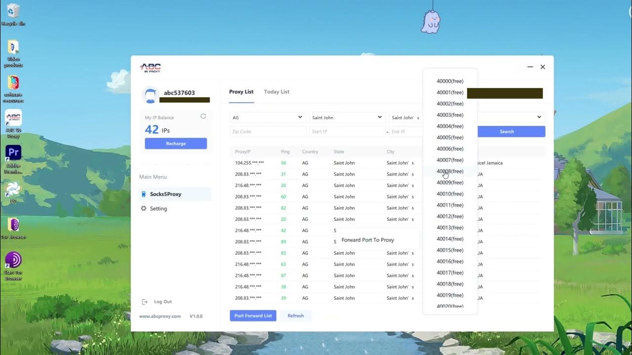 The most costeffective Socks 5 proxy，ABCproxy！（Tor Browser） YouTube