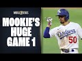 Dodgers' Mookie Betts GOES OFF in World Series Game 1! (2-for-4, 1 homer, 2 steals!)